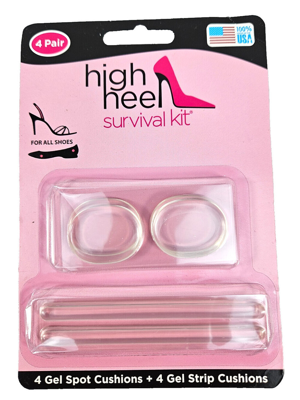 High Heel Sirvival Kit For All Shoes Gel Cushions